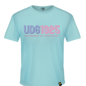 Playera Edición Conmemorativa 100 años UDG 1925 - Azul Menta