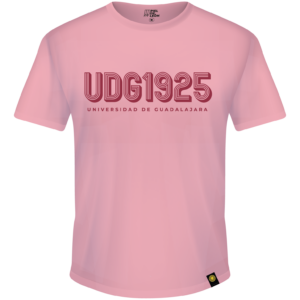 Playera Edición Conmemorativa 100 Años UDG 1925 - Rosa