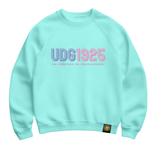 Sudadera Centenario Piel De León UDG 1925 - Azul Chillante