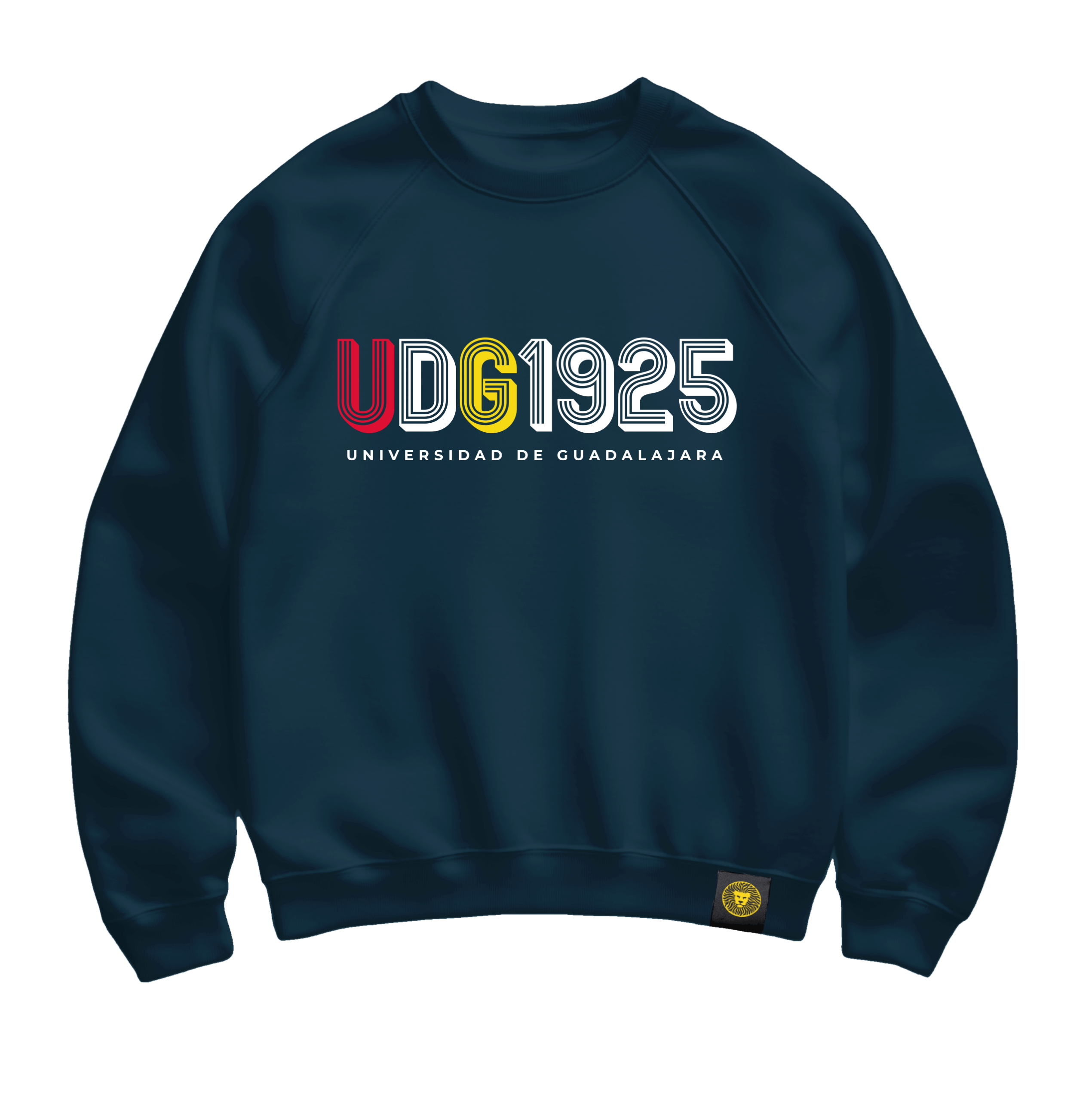 Sudadera Centenario Piel de León UDG 1925 - Azul Marino