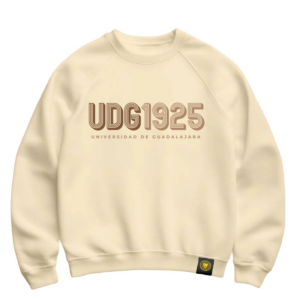 Sudadera Centenario Piel de León UDG 1925 - Beige