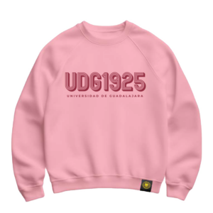 Sudadera Centenario Piel de León UDG 1925 - Rosa